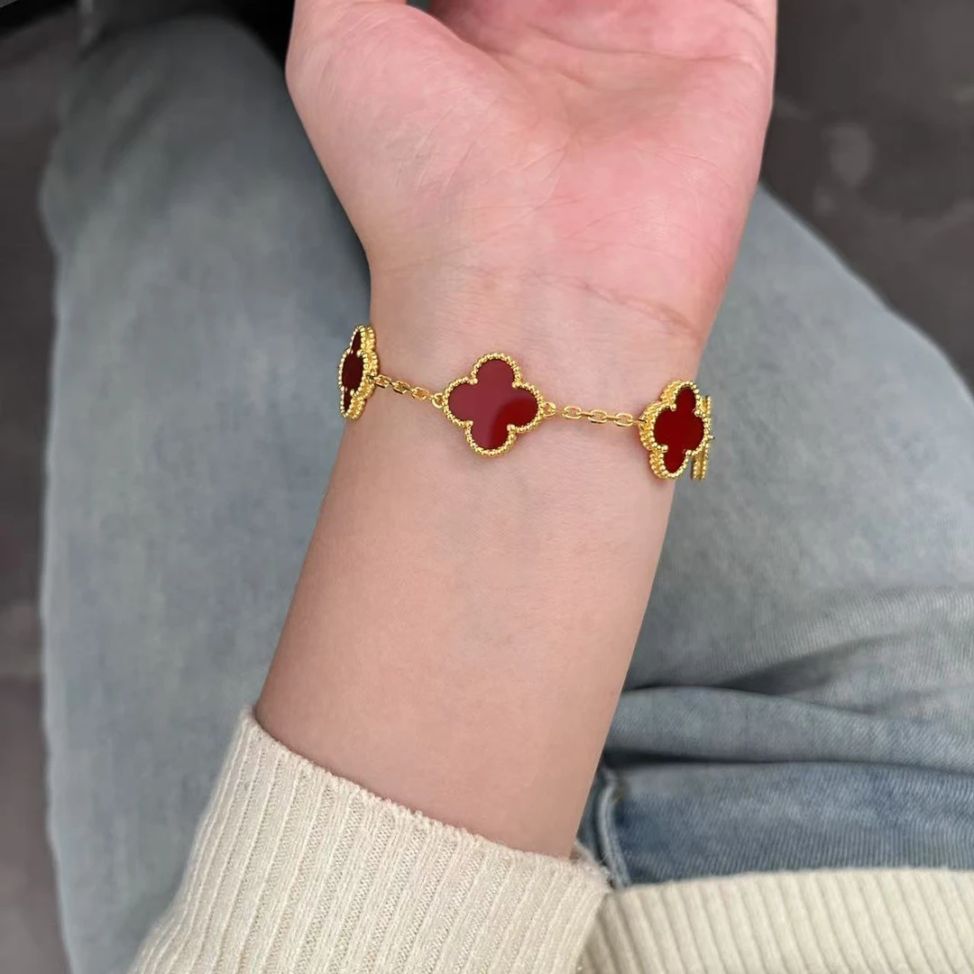 足金999 5G工艺 五花手链 足金 黄金手链 金重11.43克