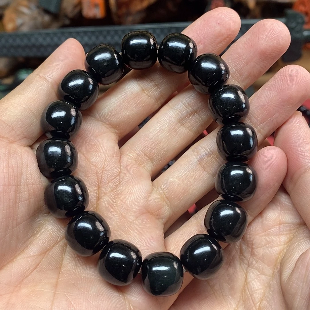 泥***巴和田玉未镶嵌手链