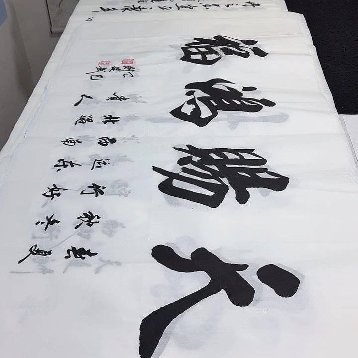 书法老师精品行书平尺