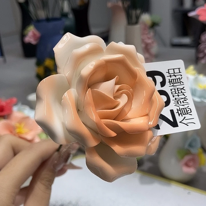 陶瓷纯手工捏花设计