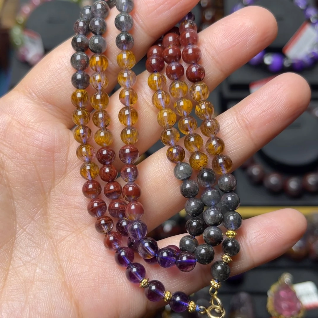 手链未镶嵌水晶极光多宝万能链5mm