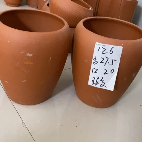 粗陶红陶花盆126