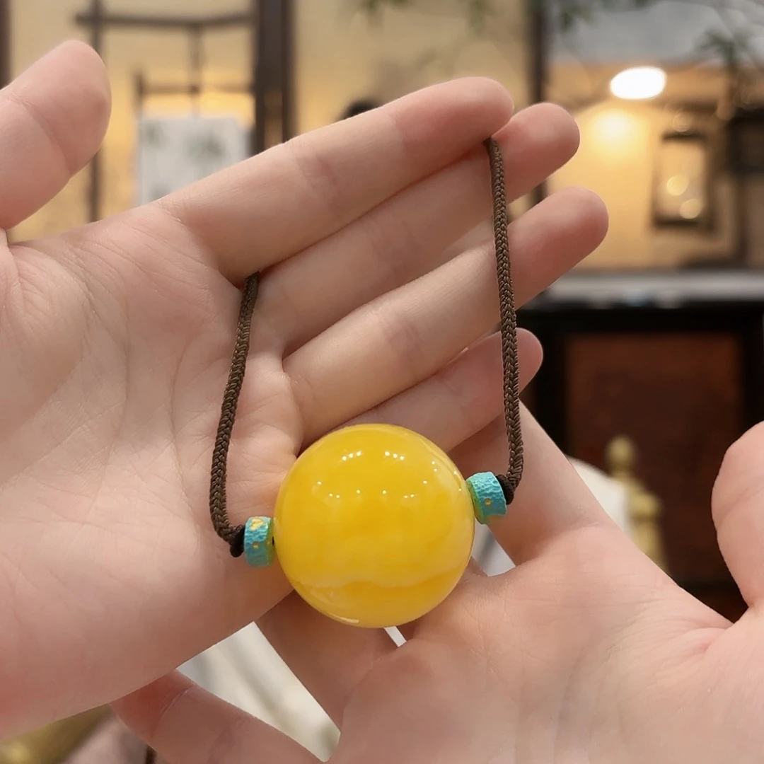 蜜蜡颈饰未镶嵌颈饰