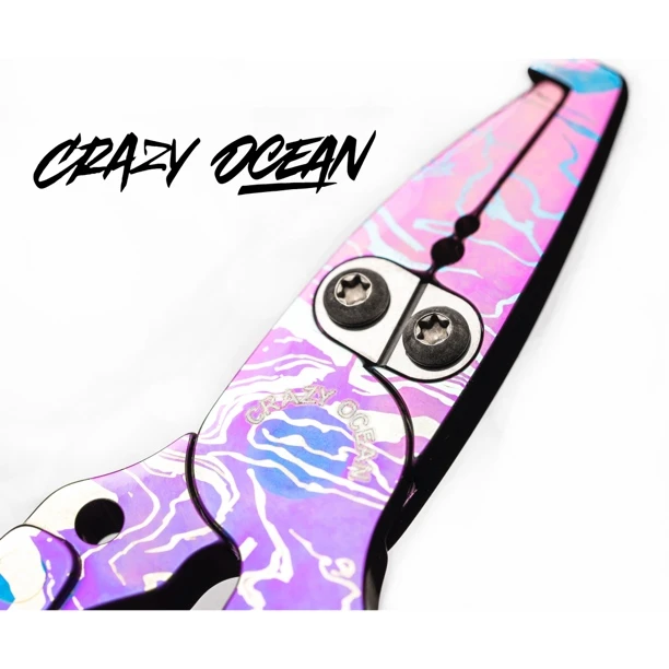 钛合金海钓开环钳子，路亚钳子，高强度，高硬度，
