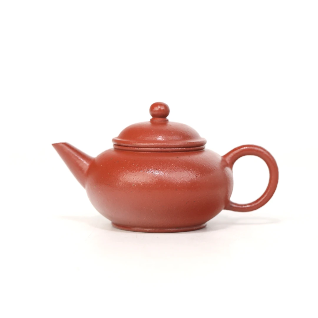xm水平壶145cc原矿朱泥紫砂壶传统经典宜兴家用手工茶壶功夫茶具