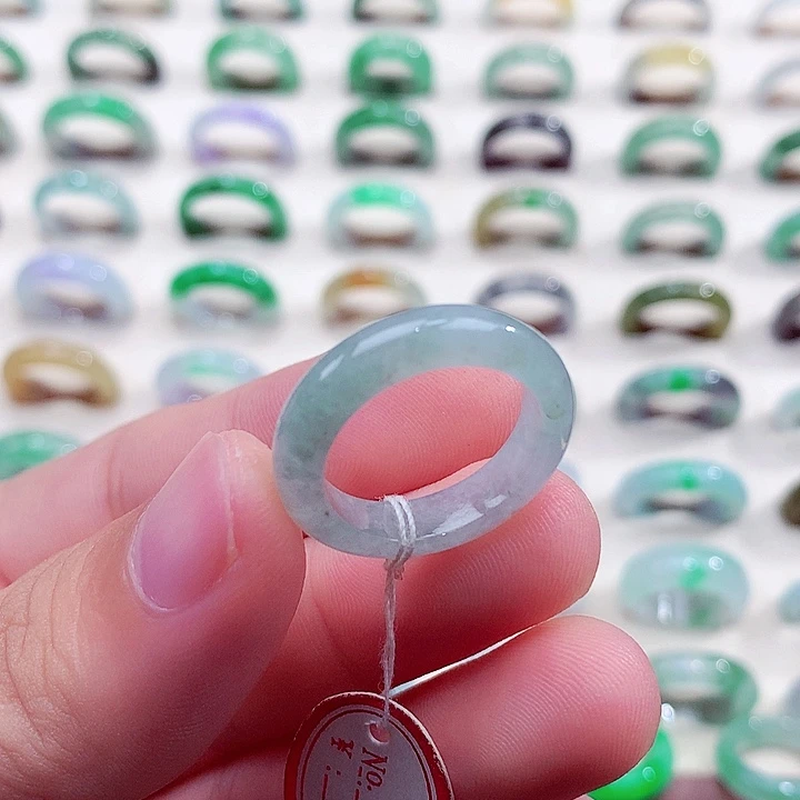 翡翠未镶嵌戒指15号