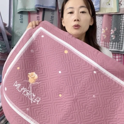 棉纱布棉特价豆沙玫瑰