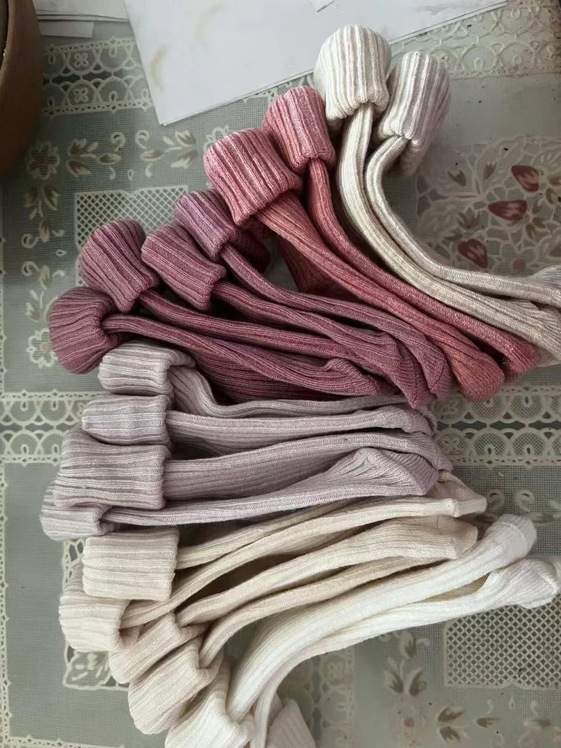 【纯色袜】宝宝四季款袜子纯色ins风 一包三双