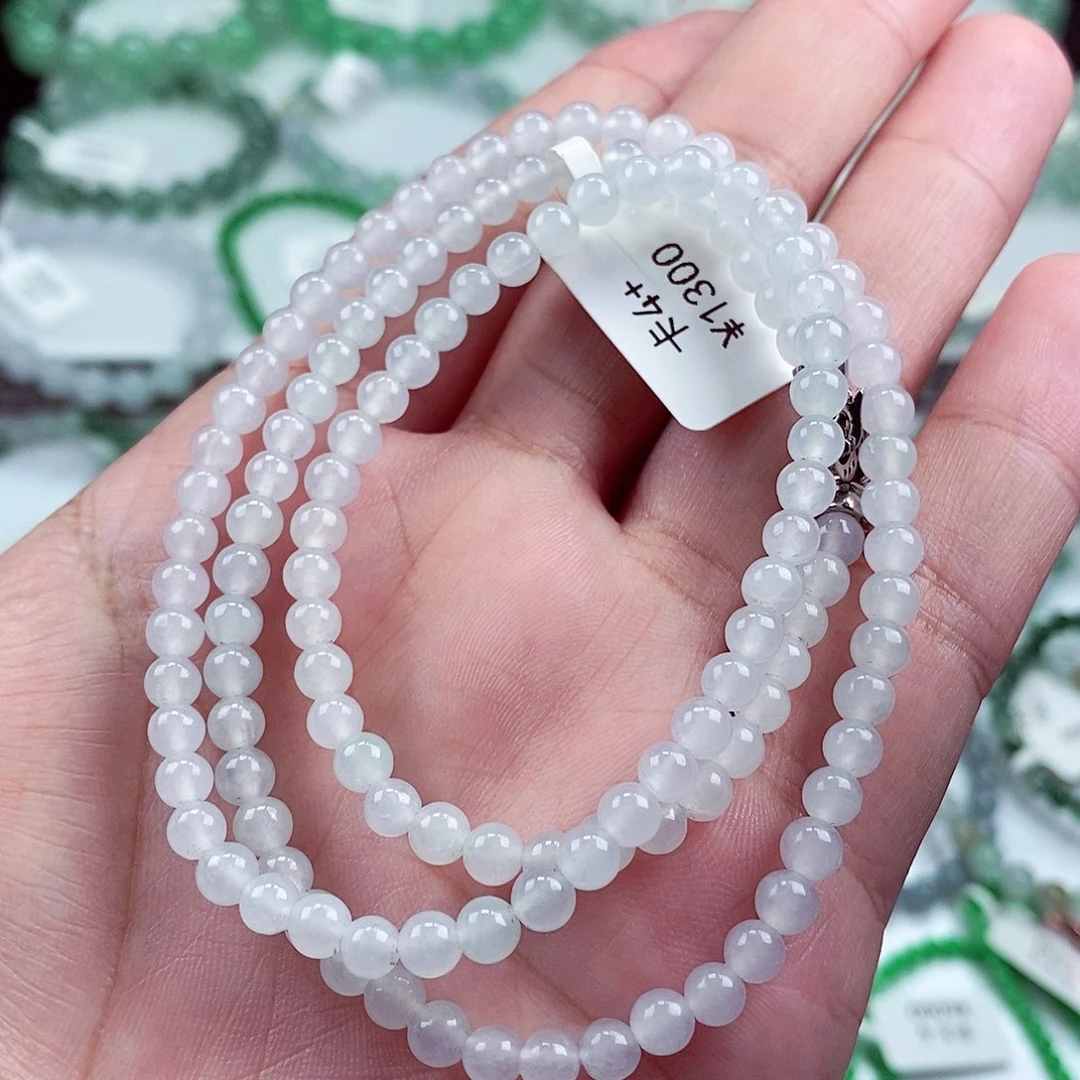 未镶嵌手链翡翠卡4+