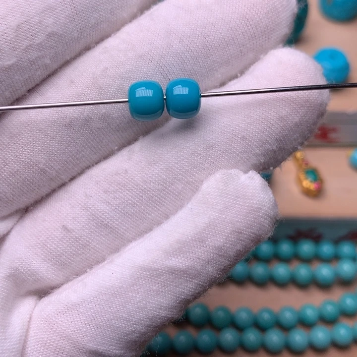 绿松石老型6.9未镶嵌L**四