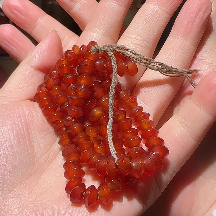 长***弓玛瑙/玉髓未镶嵌手链