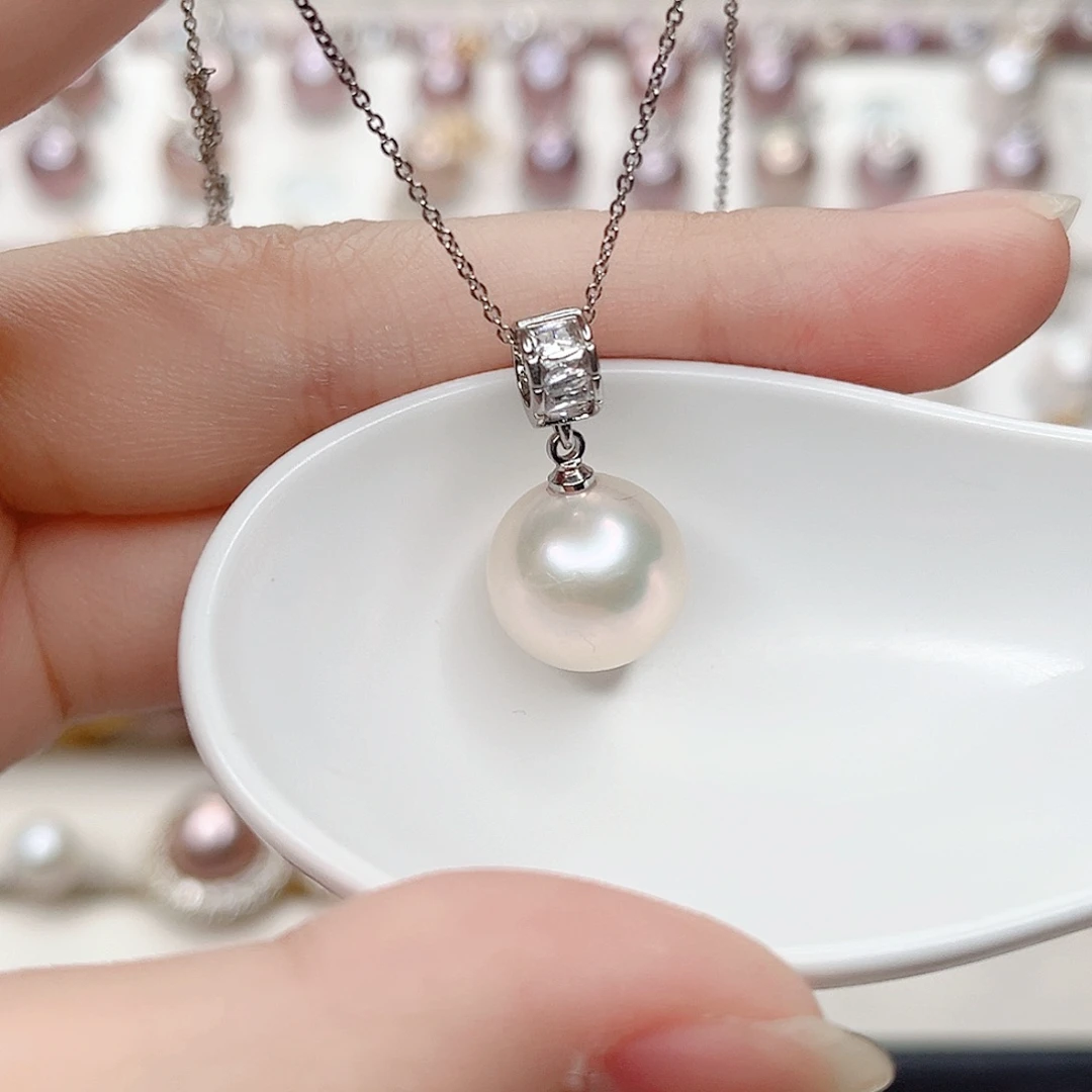 淡水珍珠吊坠(赠链)合金