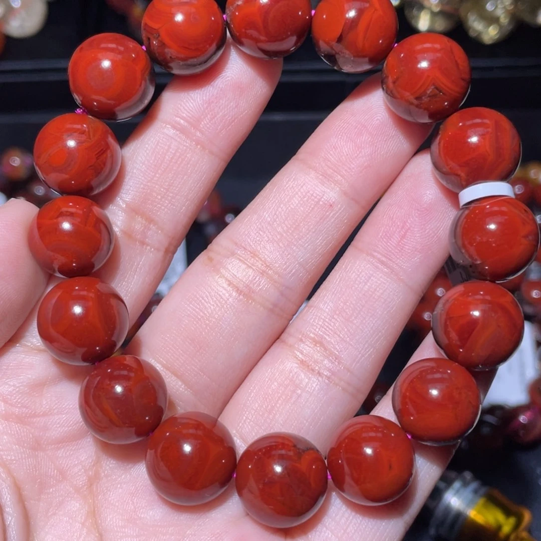 水晶手链未镶嵌一*猫极光手链13mm-129