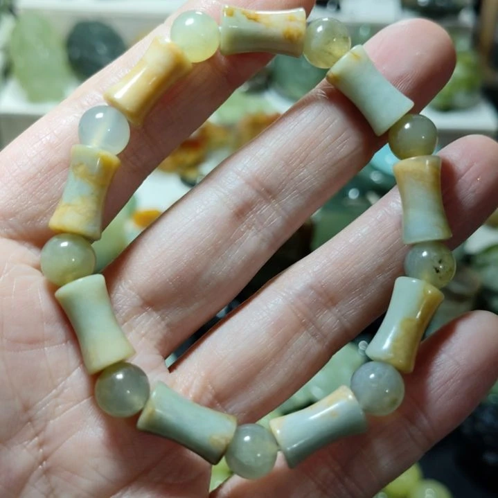 岫玉手串款式未镶嵌