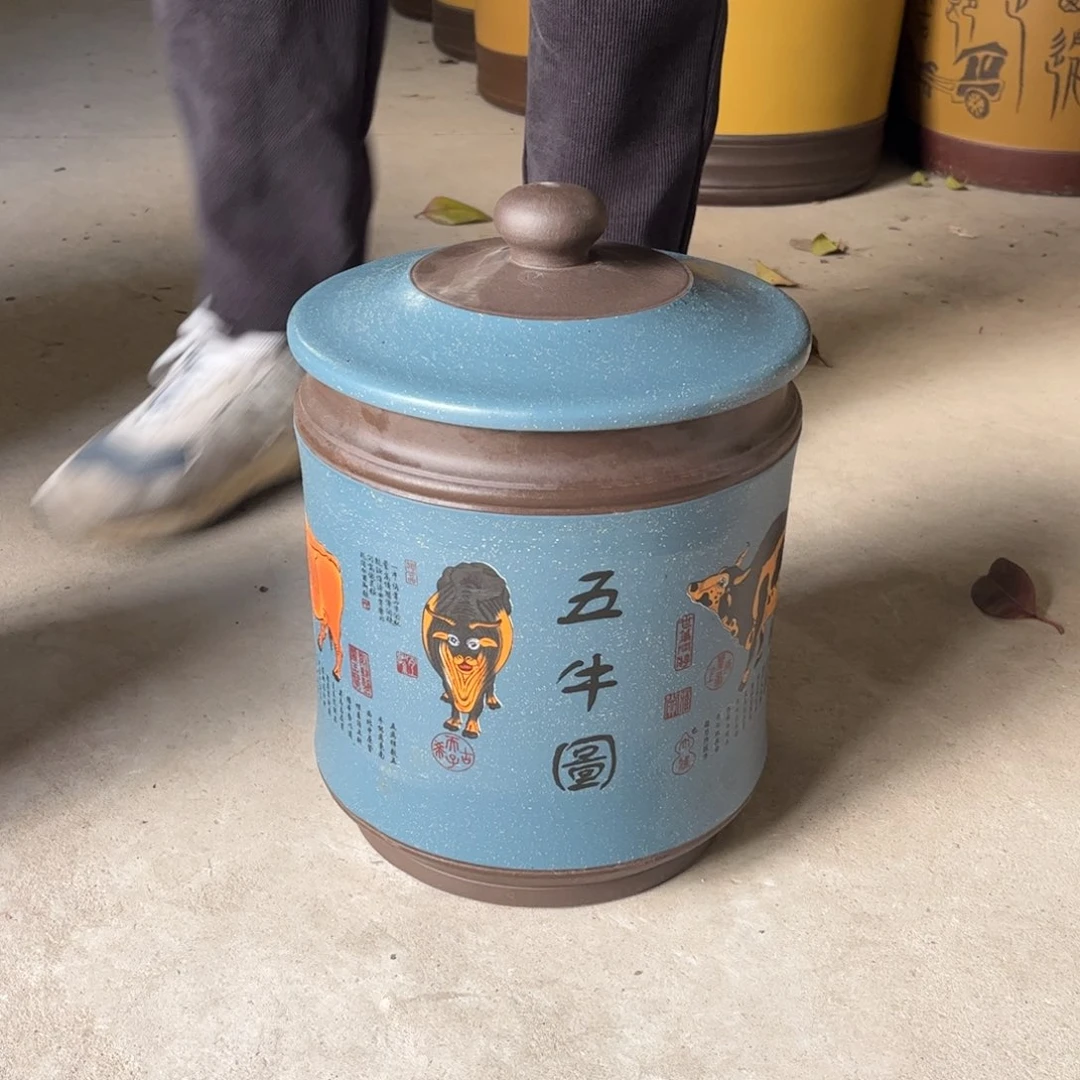 紫砂茶叶罐8 饼茶叶罐