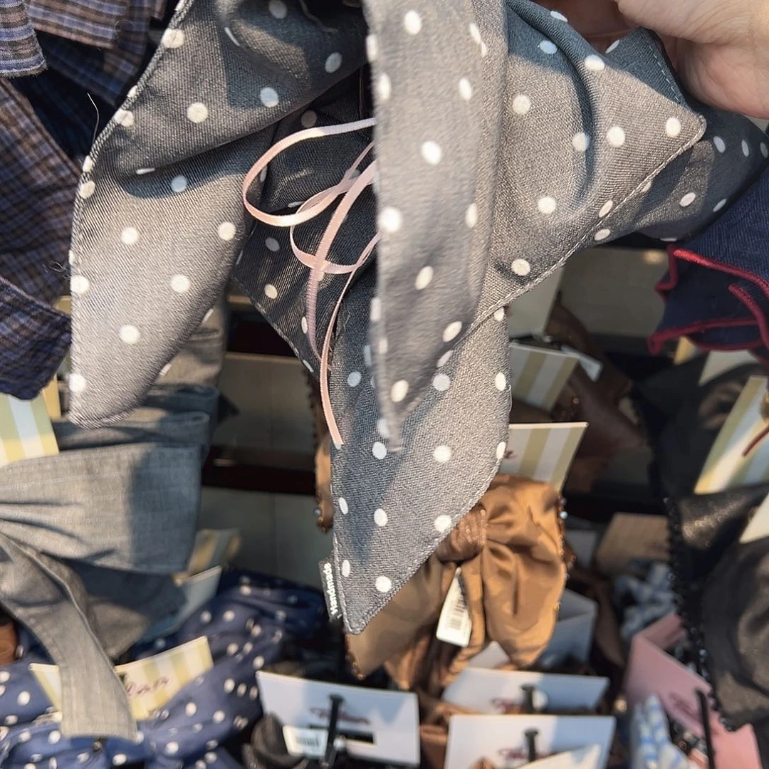 布艺铁合金灰色波点