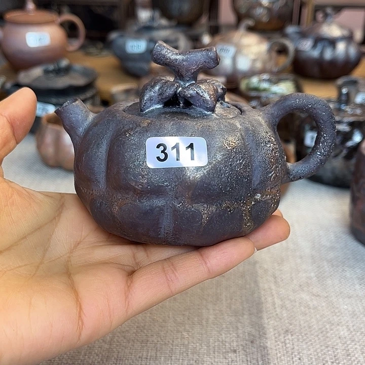 裸柴烧陶瓷手工茶器