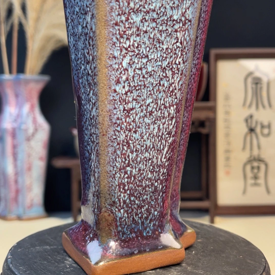 百***叔杯子瓶子 钧瓷 。花器。