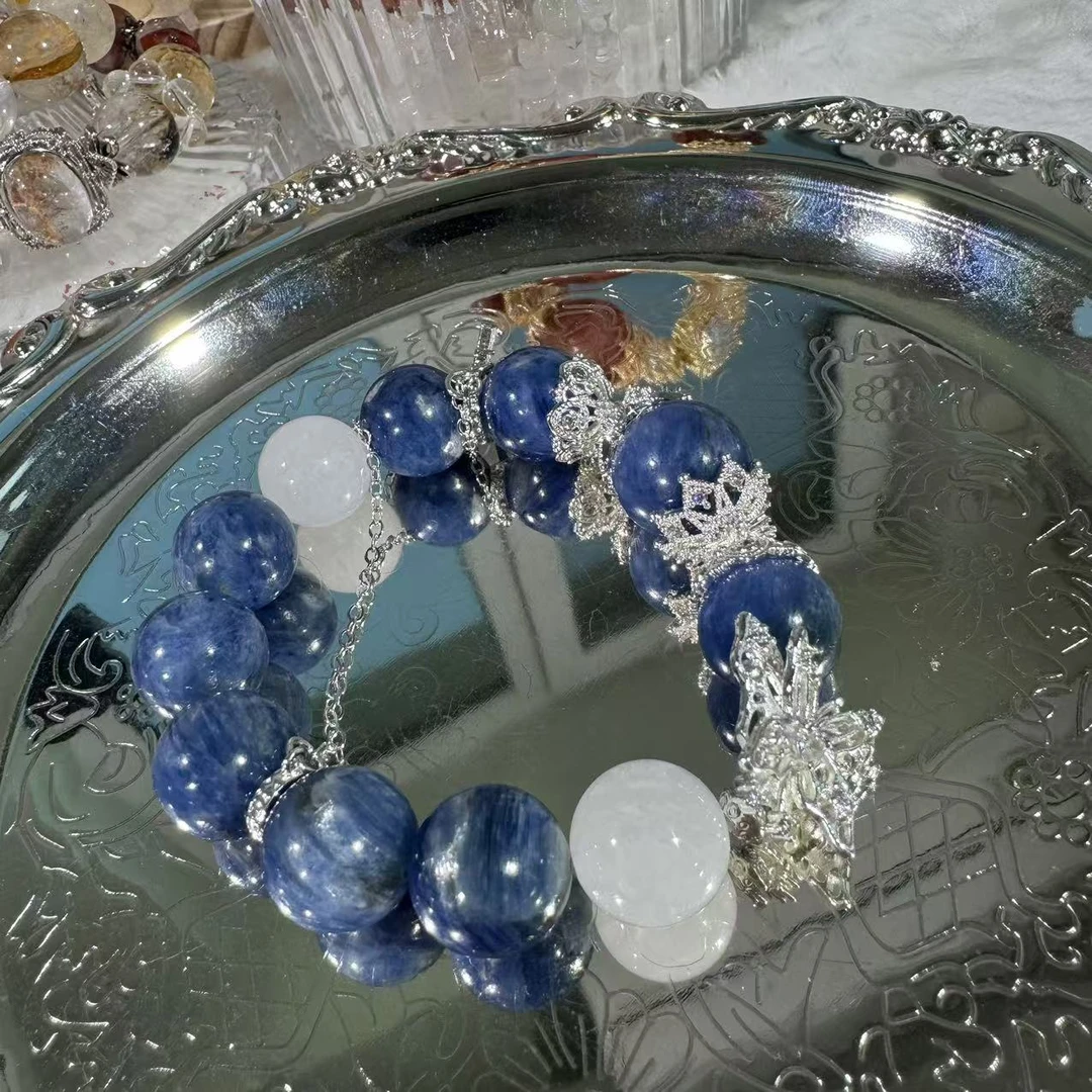 【拾壹水晶】天然蓝晶石-单圈手链多样性发货发其一C-016