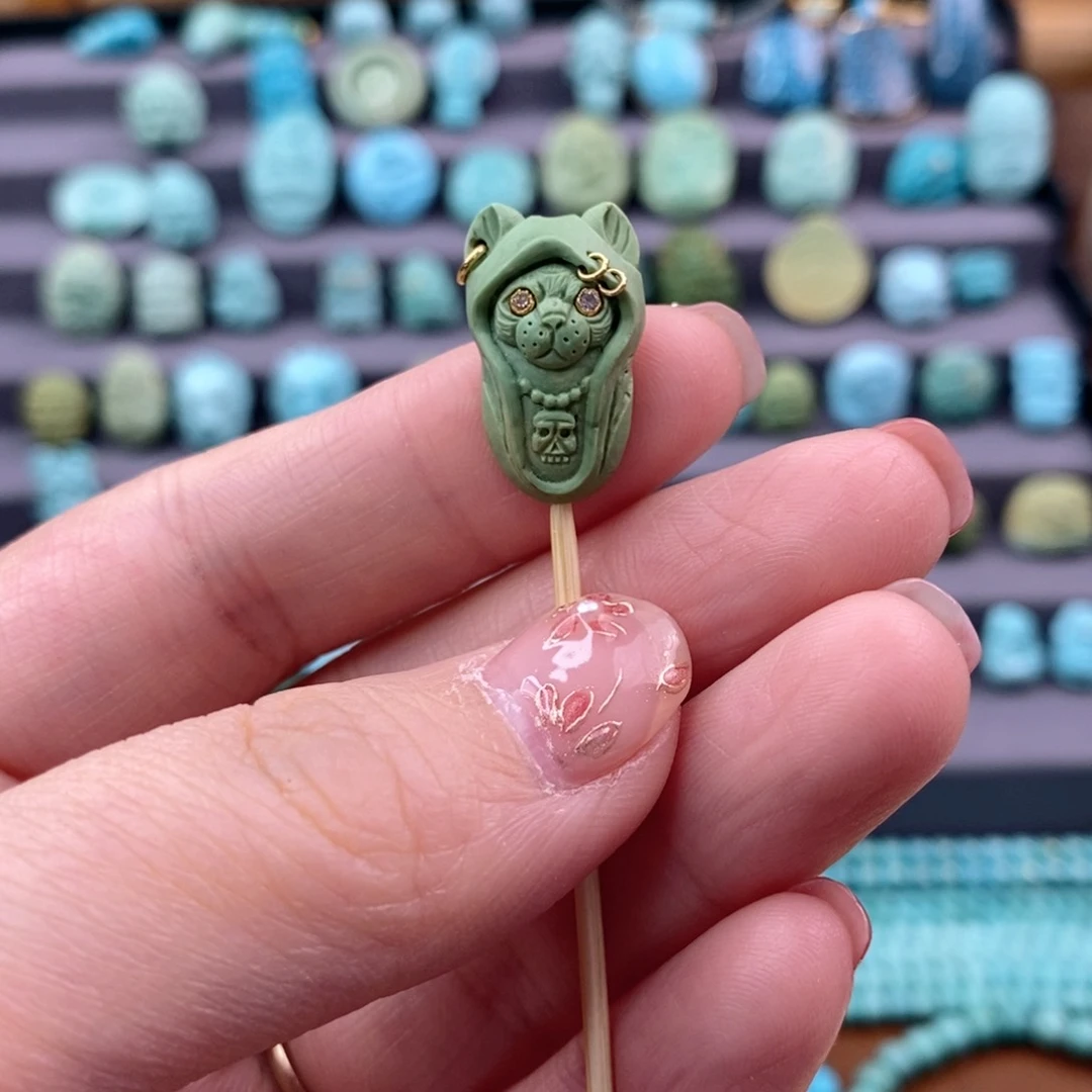 绿松石珠宝奇石未镶嵌