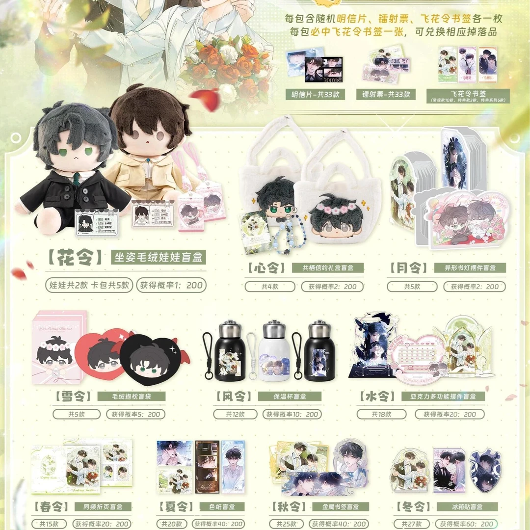 遇意 · 小蘑菇飞花令(共栖篇)盲盒潮玩周边拆卡盲袋【拆盒】