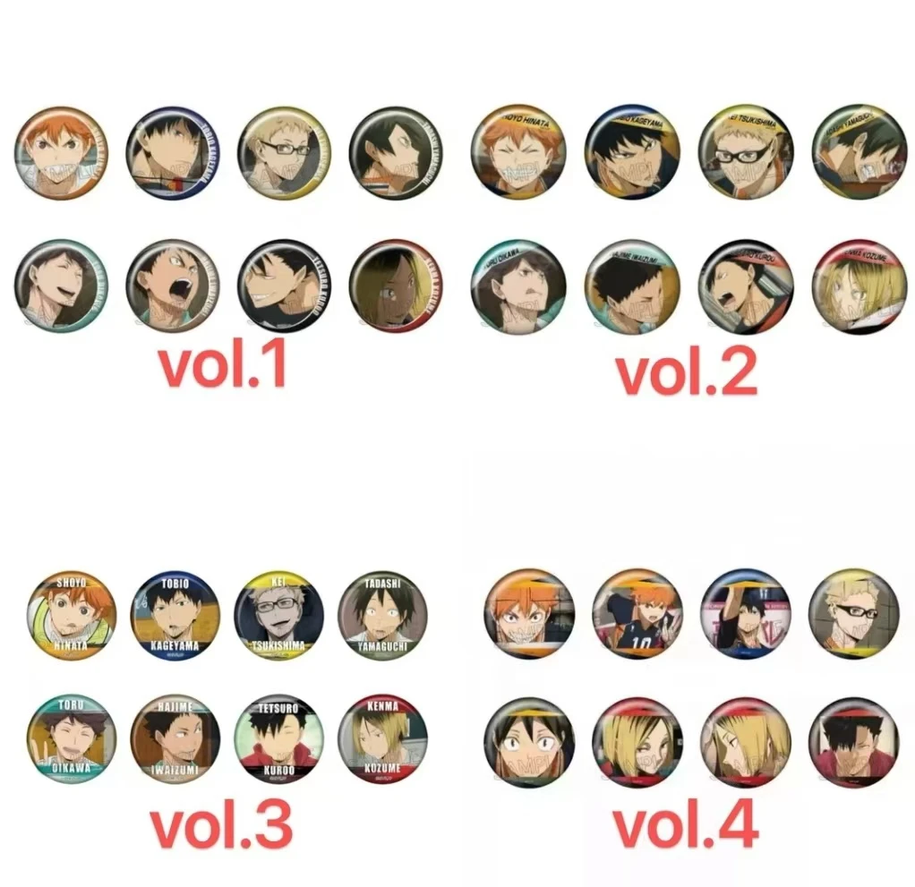 【木木】排球少年 百面相吧唧合集 盲盒（默认代拆）