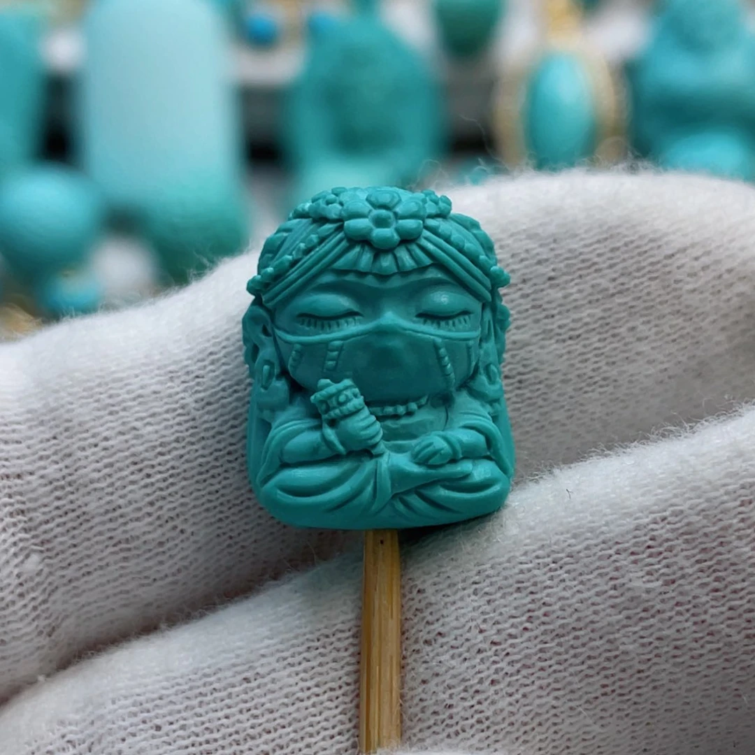 绿松石珠宝奇石未镶嵌小**?