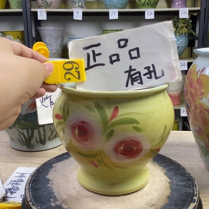 景德镇高温陶瓷花盆