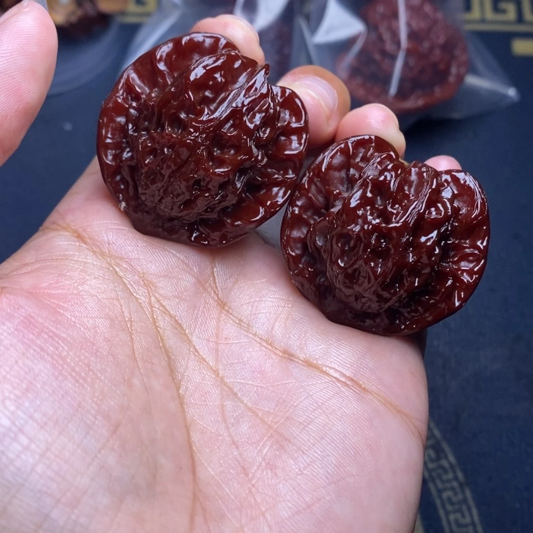 文玩核桃吊坠公子帽37