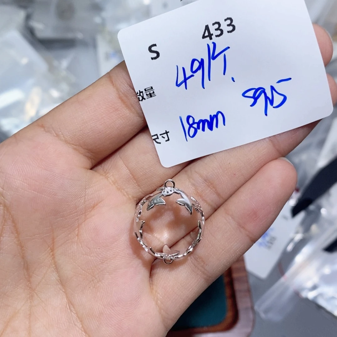 银S925镶嵌颈饰水晶S433