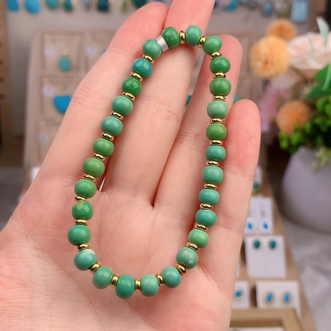 未镶嵌绿松石手链