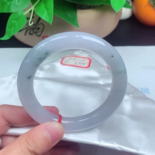 翡翠手镯未镶嵌圆条018