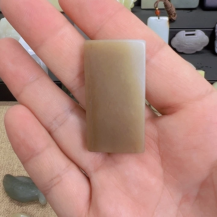 和田玉未镶嵌吊坠(不含链)