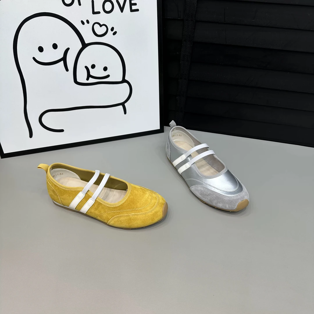 ZZGS·【平底真皮红色玛丽珍单鞋女2025新款芭蕾鞋】·320-2