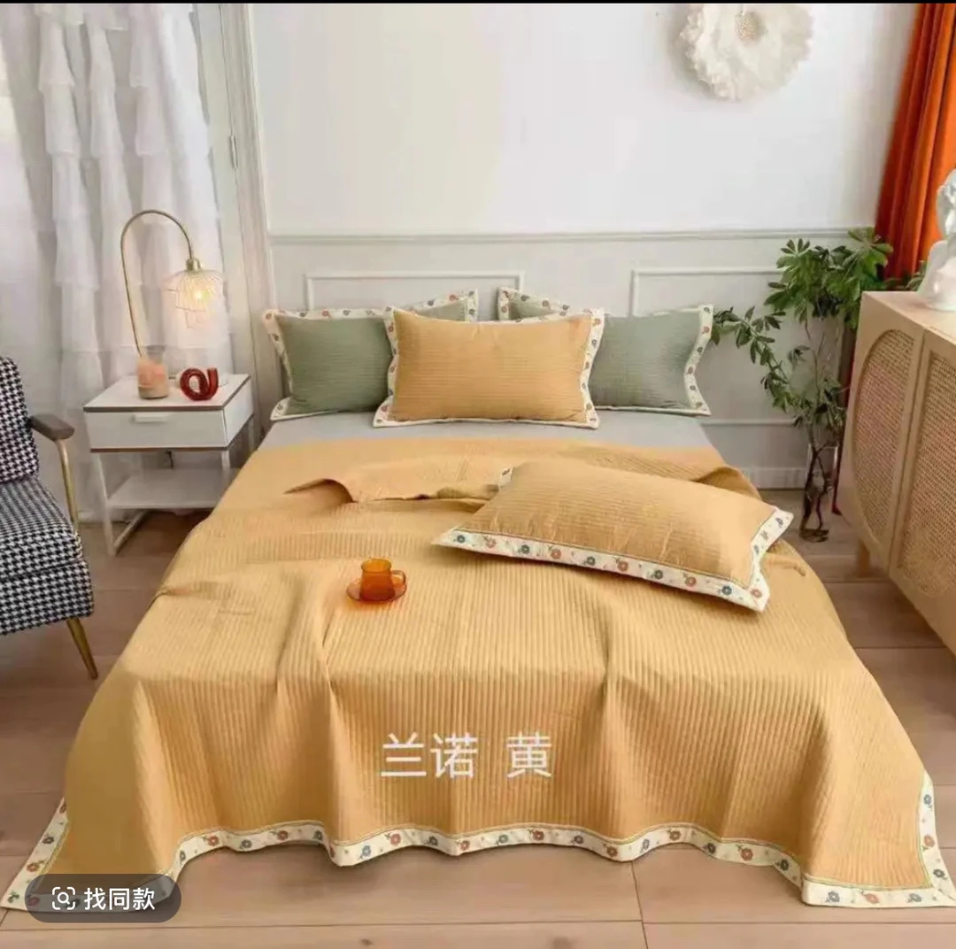爱琳纯棉轻奢多功能床盖