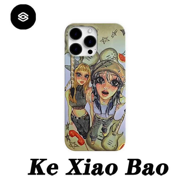 ins摇滚甜心适用苹果16promax手机壳个性15pro活力iPhone14/13/12