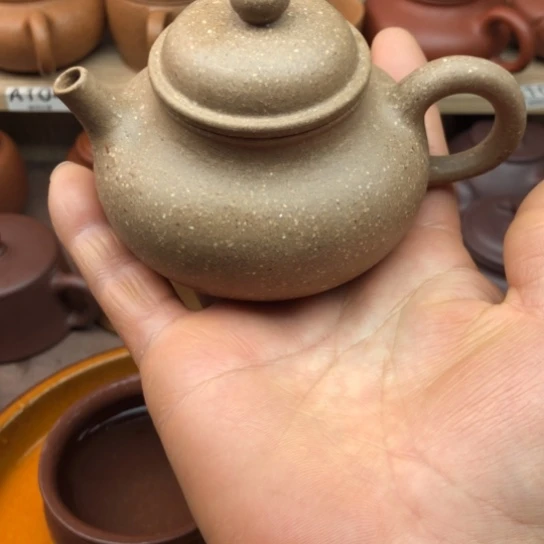 茶壶紫砂青灰段泥容天150豪升左右