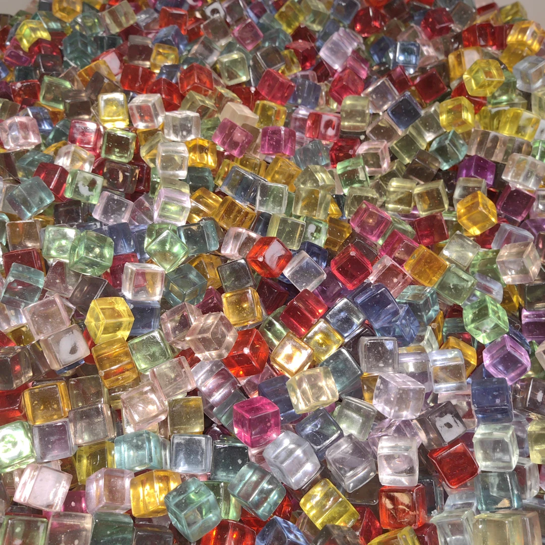 【夜光混】8mm小冰块diy手工摆件配件