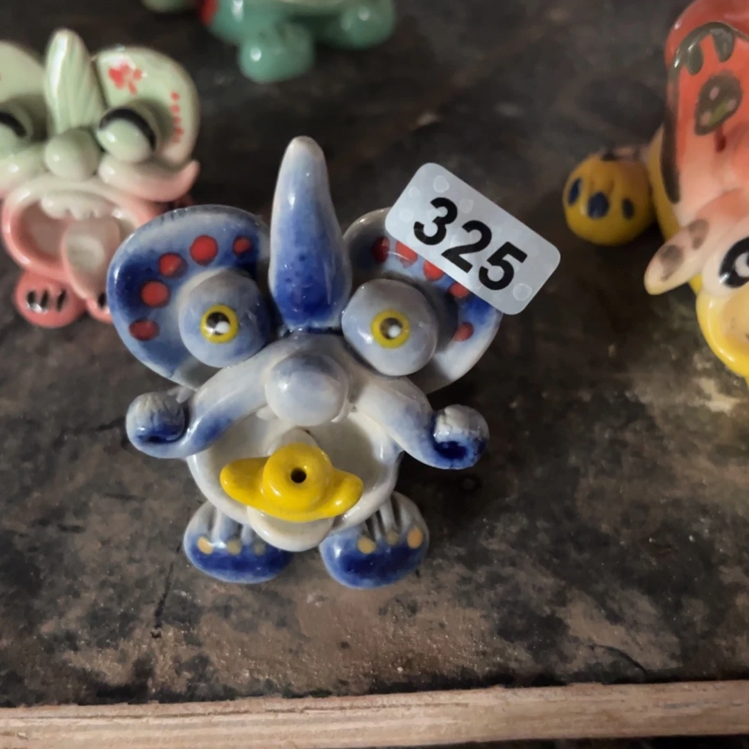 摆件纯手工抽象陶瓷摆件微瑕325