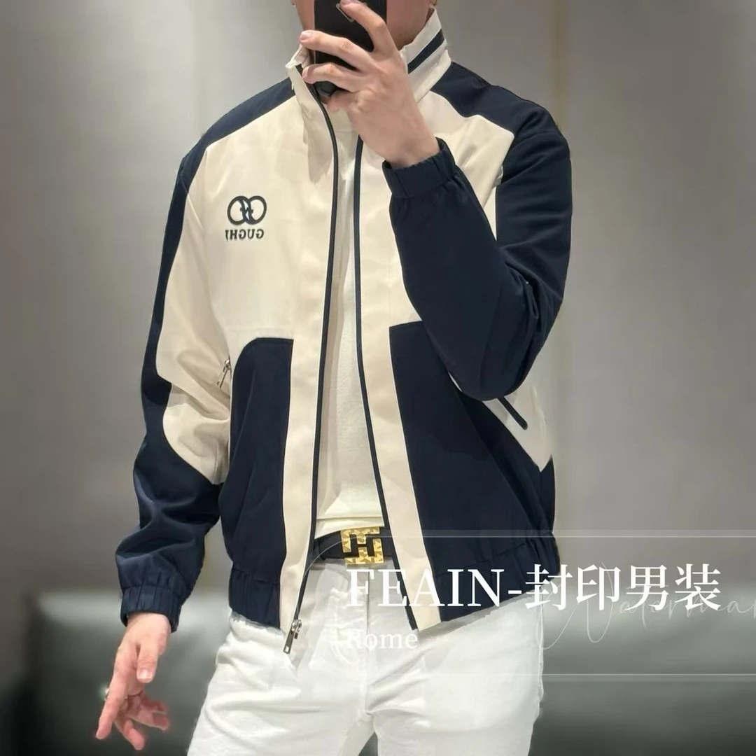 【雷迪凯奇】高端定制鸟家同款面料立体拼接薄棉冲锋衣6071