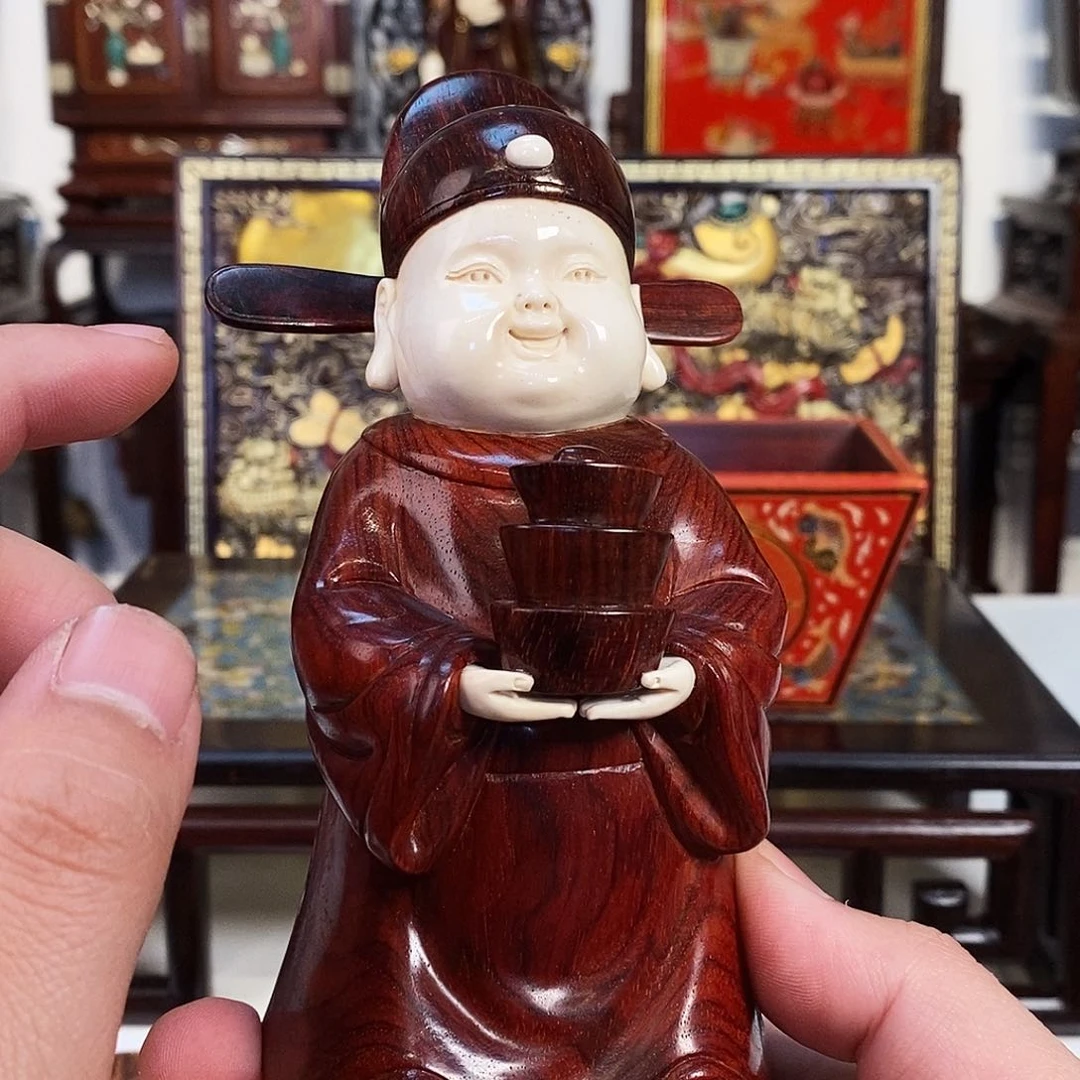 紫檀木类成套家具远*小叶紫檀财神