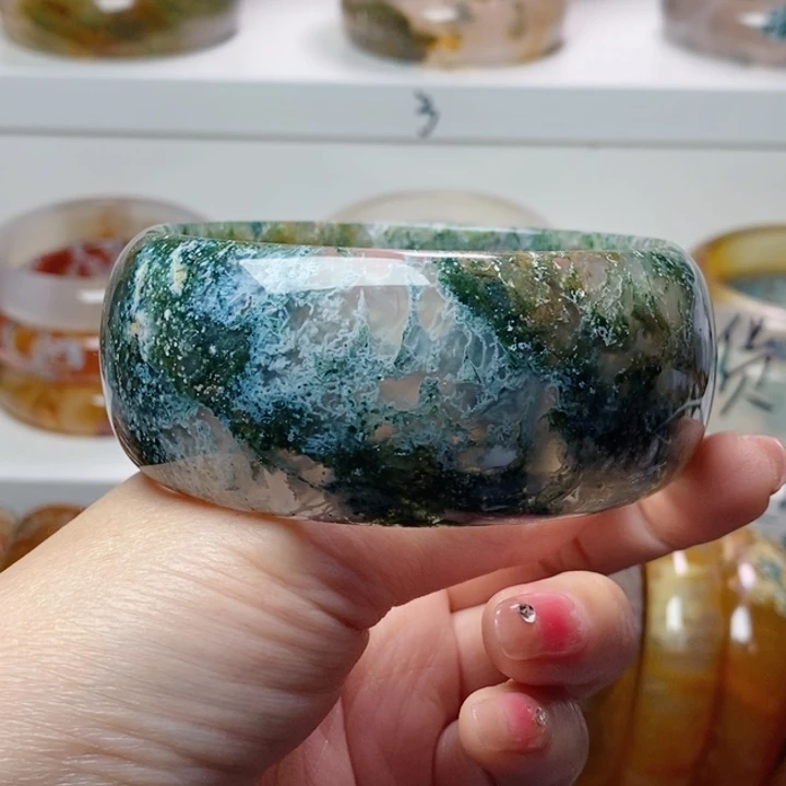 玛瑙/玉髓手镯未镶嵌晴*