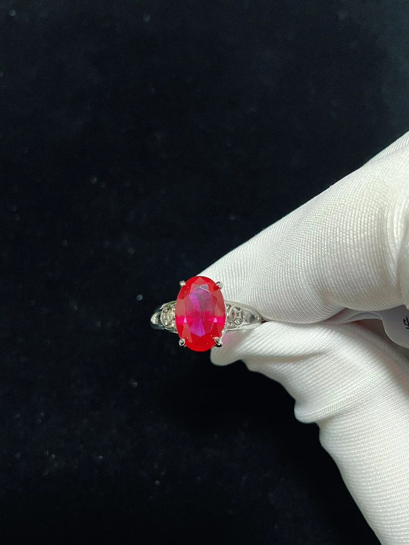 培育红宝石苏格亚-轻奢高定培育红宝石戒指101