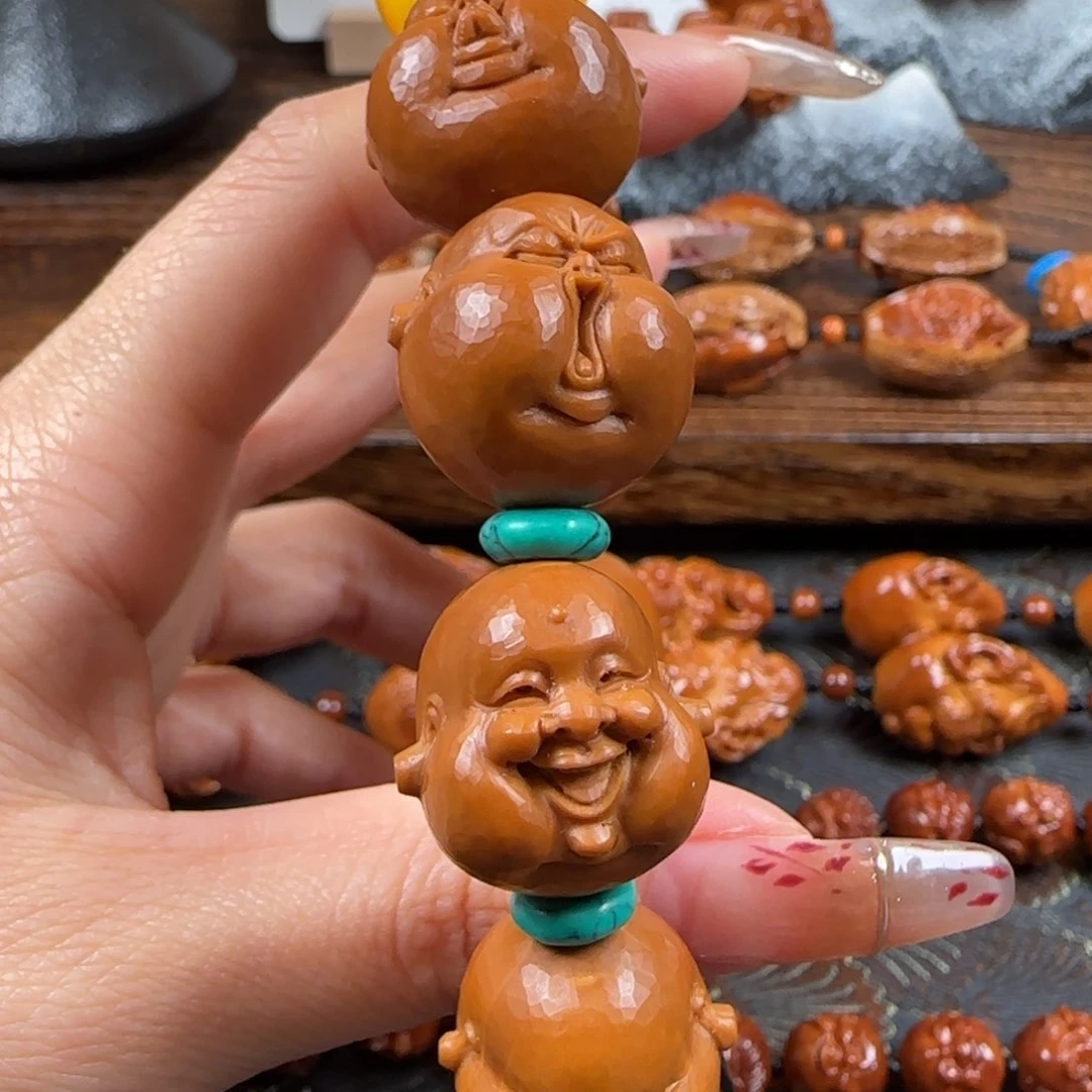 橄榄核手串/手链尺寸20人生百态手串