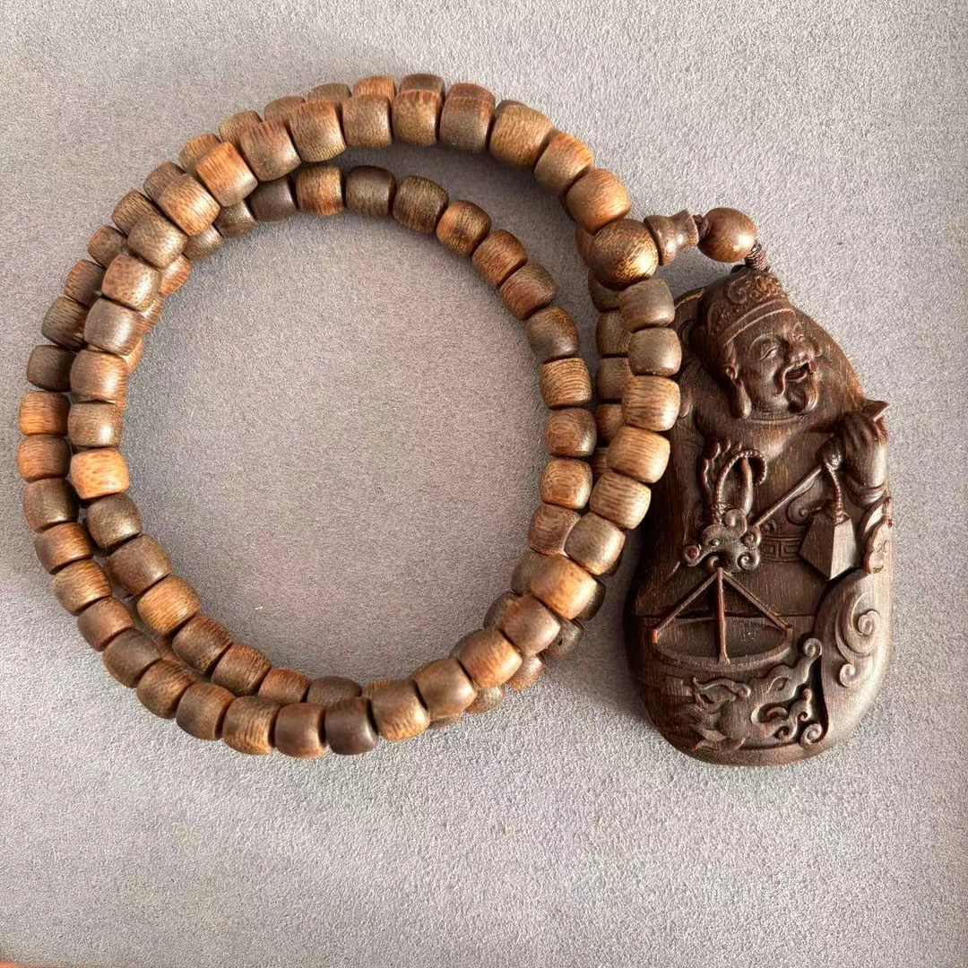 MWSPC0104伽罗水沉料长串吊牌（多样性发货）