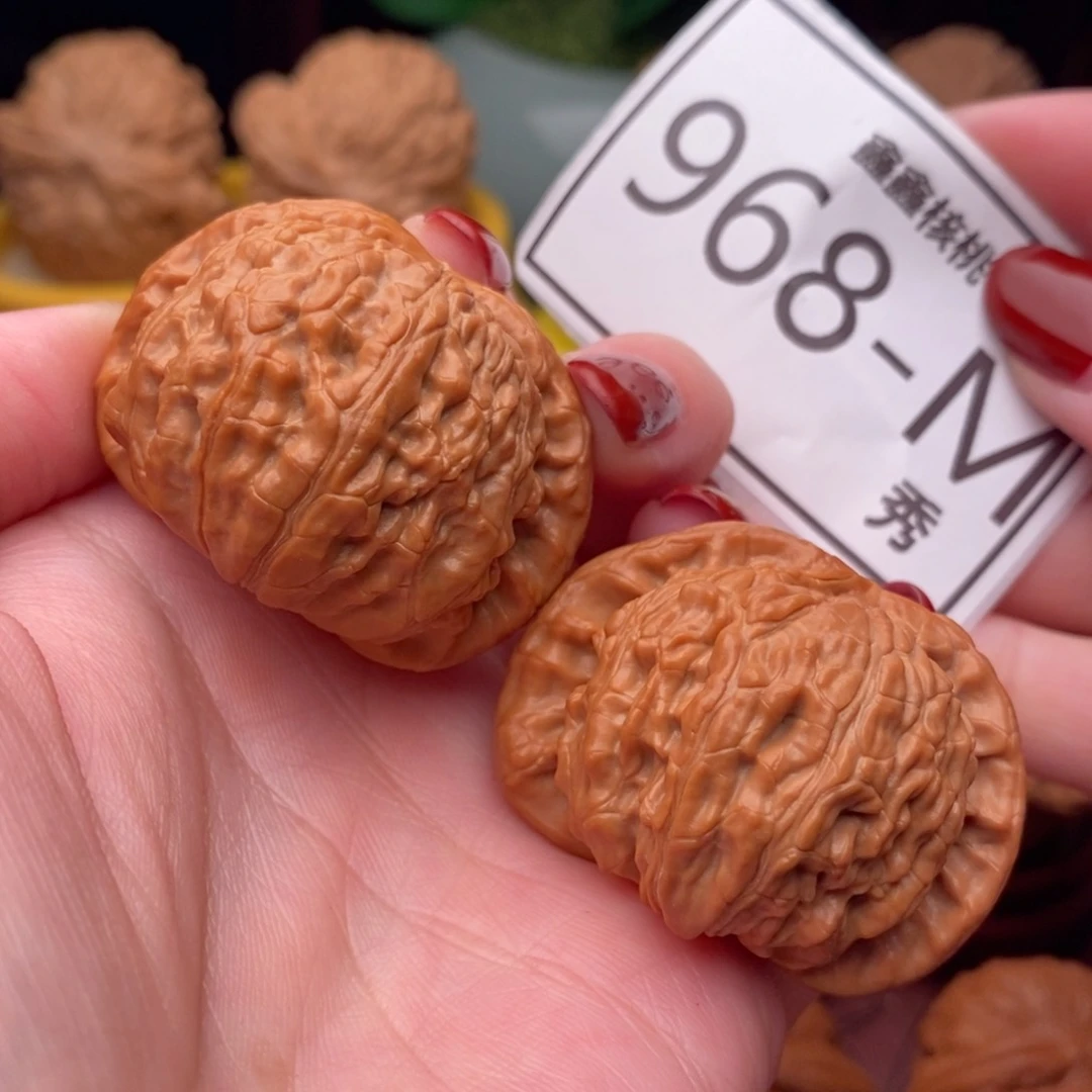 文玩核桃把件白狮41