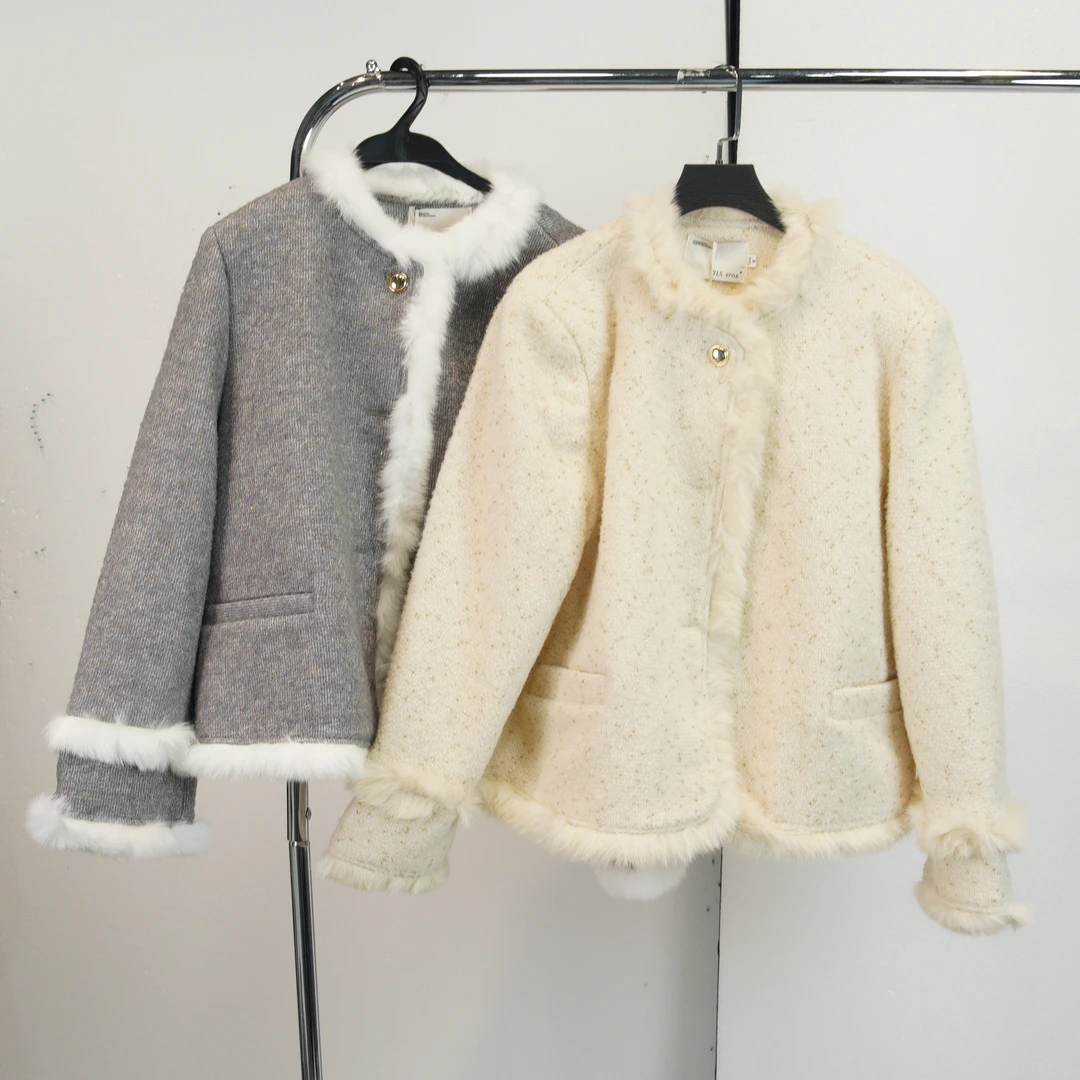 【青苍】秋冬新款小香风时尚气质名媛外套