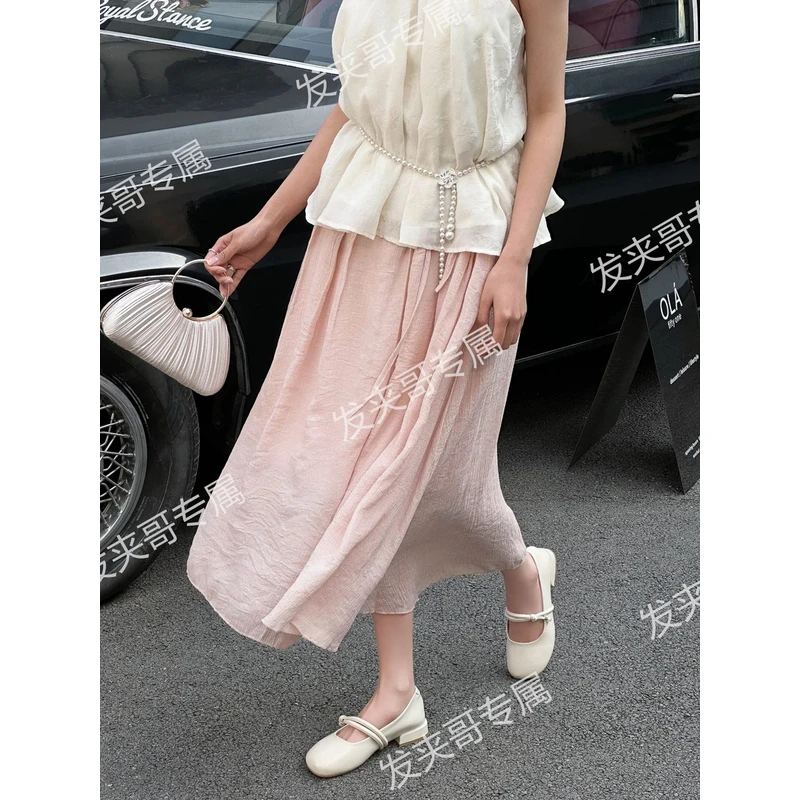 （翩翩起舞）2025新款法式仙女风平底软底玛丽珍单鞋女57E07-1