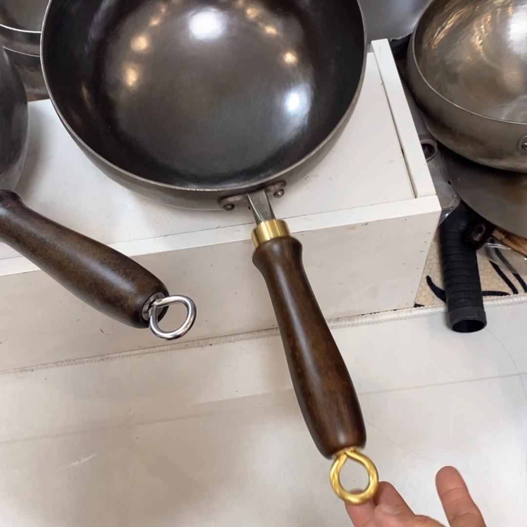 纯钛晓**陌热锻小炒锅24厘米