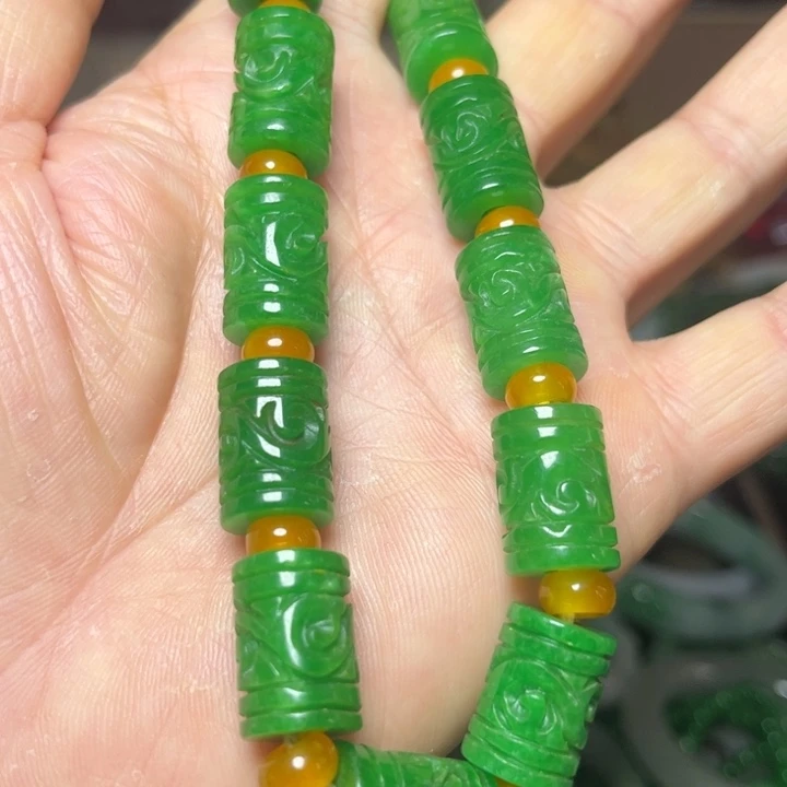 翡翠未镶嵌颈饰翡翠手链88888